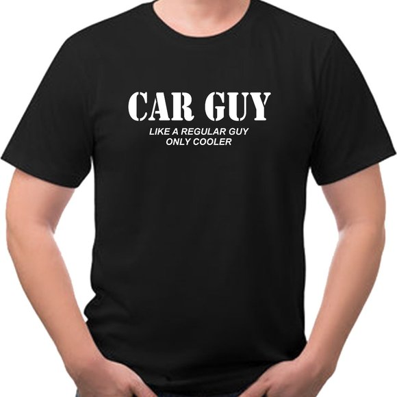 Car Guy Funny Custom Printed Tee Shirt NWT New with Tags - Picture 1 of 3